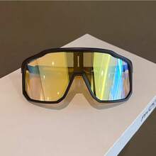 1 Pc, Adult Bicycle Goggles, Fashionable And Colorful Bicycle Goggles, Outdoor Sports Goggles, Mountaineering Goggles, Marathon Goggles, Windproof Mountaineering Goggles, Off-Road Bicycle Goggles, Fishing Goggles - Multicolor - View 5