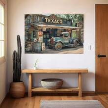 Vintage Texaco Gas Station Print, Rustic Old Truck Wall Art, Retro Garage Decor, Classic Americana Photography, Man Cave, Texas Art Unframe-style xinch(xcm)cuadros decorativos para sala,poster,con marco,posters,cuadros para la pared ,marcos para cuadros,cuadro,virgen de guadalupe,salas - transparente - Ver 4