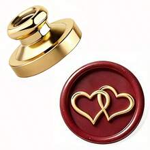 BAOFALI 1个心形/玫瑰/月亮/猫/谢谢/生日快乐图案火漆印章头（无柄）- 浪漫情人节火漆印章 - 婚礼请柬火漆印章 - 礼品包装火漆印章，情人节礼物