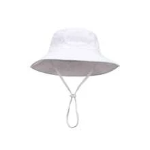 1 sombrero de sol de verano para niños, sombrero con protección solar para niños y niñas, gorro de lavabo transpirable, gorra de playa, sombrero de pescador - Multicolor - Ver 8