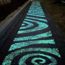 20.000 piezas Piedras que brillan en la oscuridad - Piedras de hadas y grava decorativa para acuarios, adecuadas para senderos al aire libre, manualidades DIY y mini rocas - Multicolor - Ver 8