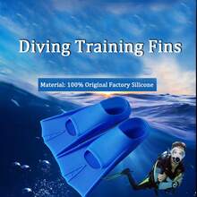 潜水脚蹼，适用于自由游泳、蛙泳、潜水、专项训练，硅胶材质，导流孔设计可减少游泳阻力，专业潜水脚蹼