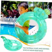 Anillo De Natacin De Cactus Juguetes Inflables Anillo De La Natacin Swimming Tube Ring Divertidos Flotadores De Playa Aid Float Rings De Polivinilo Piscina Fruta Beb - Verde + 55CM - Ver 8