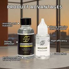 强力假发胶水 / 2. 植物基温和无味假发胶水卸除套装 速干型专业油基假发胶水，不刺激皮肤，定型力强，打造自然逼真的假发造型 - 多重規格 - 查看 5