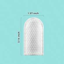 Toallitas limpiadoras para mascotas + Toallitas universales para la limpieza del canal auditivo y el cuidado dental de gatos y perros + Material de algodón 3D Pearl + Sin alcohol ni lejía / Suaves y no irritantes / Seguras para lamer + Adecuadas para la eliminación diaria del cerumen y el cuidado de la placa dental + Uso por ambos lados + Envase portátil para su almacenamiento - Blanco - Ver 3