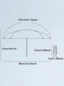 Small Folding Umbrella, Mini Pocket Waterproof Portable Travel Umbrella,Sun Umbrella Female Sunscreen UV Protection Sun And Rain Umbrella Two-In-One Mini Five-Fold Ultra-Light And Compact Portable,Mini Travel Umbrella, Small And Compact Portable Umbrella For Sunny And Rainy Days, Windproof Sunshade, 99% UV Protection, Suitable For Women And Men - Multicolor - View 6