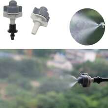 Adjustable Atomizing Micro Nozzle, 4-Point Thread/Flat Mouth Three-Way/Single Hook Drip Irrigation Nozzle, Greenhouse Orchard Vegetable Irrigation Water-Saving Nozzle, Garden Potted Flower Cooling And Humidification Atomizing Nozzle - Multicolor - View 4