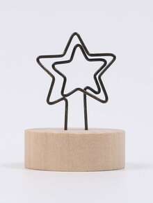 1 pièce Nouveau marque-page créatif de style japonais, support en bois porte-carte de visite rétro, pince à message, accessoire de décoration d'intérieur, pince photo, cadeau idéal pour la Saint-Valentin, le Nouvel An, le petit ami, les parents et la rentrée scolaire - Multicolore - Voir 18