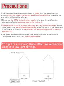 ViSSKO USB Powered Desktop Aroma Diffuser | ABS Body, ≤1A Working Current And ≤5W Power, Energy-Efficient, 120ml Water Tank, 10-20ml/H Mist Output, Warm/Color Lighting, Built-In Chip Protection, Ideal Companion For Office And Study - Multicolor - View 11