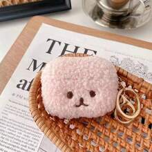 卡通泰迪熊毛绒保护壳带钥匙扣，可爱蓬松保护套，兼容 1/2/3/4/Pro/Pro2/Pro3，防震、保护、防尘、时尚 - 彩色 - 查看 34