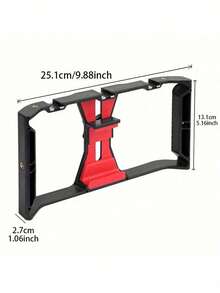 1/4" Interface Handheld Stabilizer For Smartphones - Ideal For Vlogging And Photography, Sold Separately - Black - View 4