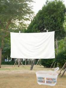 1/2套晾衣夾加晾衣繩套裝，自備收納籃，彩色，防滑設計，夾力強，優選pp材質，無異味，結實耐用，多功能，晾曬一併收納籃，彩色，防滑設計，夾力強，優選pp材質，無異味，結實耐用，多功能，晾曬一並裝點 - 彩色 - 查看 9