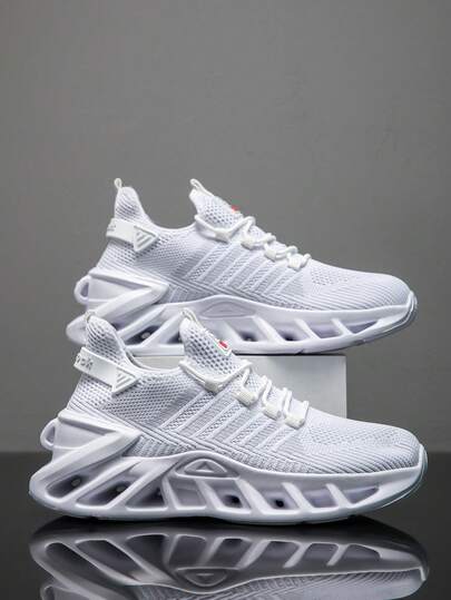 Herren Mode Messer-Kanten Sneaker - Outdoor rutschfest, bequem, stoßabsorbierend und langanhaltend Schnür-Lässig Schuhe