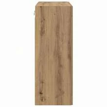 Larryhot Pensile Rovere artigianale 69,5 x 34 x 90 cm Legno multistrato,Robusto e durevole, facile da montare, la scelta ideale per l'arredamento della casa - Castano - Visualizzare 7