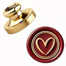 BAOFALI 1个心形/玫瑰/月亮/猫/谢谢/生日快乐图案火漆印章头（无柄）- 浪漫情人节火漆印章 - 婚礼请柬火漆印章 - 礼品包装火漆印章，情人节礼物