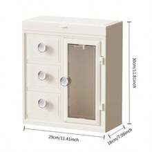 High Quality 3-Drawer Jewelry Storage Box Cabinet With Multiple Compartments, Suitable For Necklaces, Earrings, Rings - Jewelry Storage And Organizing Boxes, Necklace Display Boxes, Jewelry Boxes - Simple - View 2