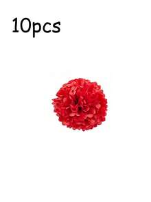 12 quả cầu hoa giấy trang trí tiệc Giáng sinh, đèn lồng giấy đỏ, đồ trang trí nền tiệc sinh nhật, thích hợp cho Giáng sinh, ngày lễ tình nhân, ngày lễ năm mới, kỷ niệm, trang trí đám cưới - Đỏ - Xem 12