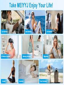 MEIYYJ 1 Pair Of Anti-Motion Sickness Wristbands, Ergonomically Designed, Single-Buckle Silicone Wristbands.