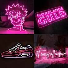 Tira Neón Flex 5 Metros 12 Voltios Impermeable Adaptador Luces Neon Decoración Cuarto Exteriores Habitación ()(Rosa Neón + Adaptador) - Multicolor - Ver 3