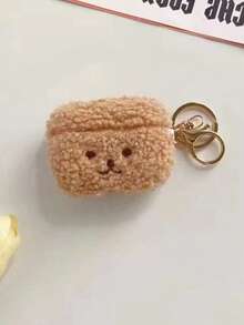 卡通泰迪熊毛绒保护壳带钥匙扣，可爱蓬松保护套，兼容 1/2/3/4/Pro/Pro2/Pro3，防震、保护、防尘、时尚 - 彩色 - 查看 38