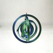 1 chiếc vòng xoay giảm căng thẳng in 3D, chất liệu PLA, món quà hoàn hảo cho Ngày Valentine/Giáng sinh, giúp giảm lo âu và giảm căng thẳng cho người lớn. - Nhiều màu - Xem 12