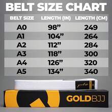 Gold BJJ Jiu Jitsu Belt - Cinturones premium con barra de rango para rayas - Aprobado por la competencia IBJJF - Blanco - Ver 5