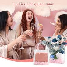 zxr 40PCS Bolsas de Regalo de PVC Transparente con AsasBolsas de Plástico Reutilizable con Rafia 500 Pcs Pegatinas de Amor Bolsas de Dulces Bolsa de Compras para Bodas Cumpleaños Fiestas 20x20x9 cm125 - Transparente - Ver 4
