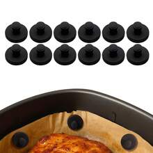 Silicone Magnetic Clips, Suitable For Fixing Air Fryer Parchment Paper Liner, Air Fryer Silicone Clips - Multicolor - View 6