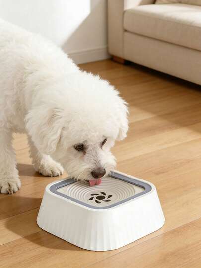 Floating Non-Spill Pet Water Bowl, Dog/Cat Feeding Bowl, Plastic Pet Bowl