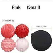 4/8pcs Durable Silicone Magnetic Balls, Pocket-Sized Desktop Toys, Creative & Novel, Green, Purple, Bright Pink, Other Plastic Materials - Multicolor - View 18