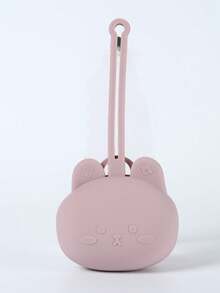 Personalized Pacifier Box With Name And Pattern, Silicone Small Pouch, Keychain, Baby Stroller Pendant, Customized Gifts With Name And Pattern (Lion, Rabbit Style)