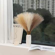 9/18/30 قطعة من نبات البامباس الاصطناعي، ديكور بوهيمي من أعواد البامباس، حشوة مزهرية، نباتات منزلية صناعية حديثة، ديكور منزلي، ديكور حفل زفاف، ديكور حديقة، ديكور غرفة، ديكور خريفي، ديكور عيد الحب - متعدد الألوان - مشاهدة 4