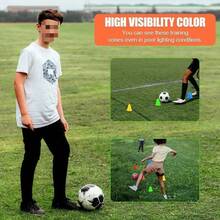 20pcs Football Training Cones, 3.15 Inch Mini Training Cones, Sports Marker Cones, Basketball Training Cones, Soccer Training Cones, Suitable For Indoor And Outdoor Basketball And Football Agility Training