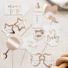 10pcs Baby Shower Newborn Birth Celebration Mom Photo Props