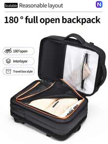 1 Pc Vacuum Compression Backpack With Luggage Strap Design.,Ryanair Travel Backpack, Cabin Bag 45x20x30, TSA Friendly Functional.Durable Nylon.Extensible Design.For Men & Women Large-Capacity Travel Backpack Multifunctional Luggage Storage Wetified Suggage Storage Wet Ceat Travel Backpack, Aviation, Avis Travel, Aviation, Avis Travel, Avis, Avis） Casual Backpack,Underseat Cabin Backpack For Airlines , Airline‑Approved Travel Rucksack With Shoe Compartment Bags For Woman, Lightweight Water‑Resistant Carry On Flight Bag For Ryanair, Versatile Business Work Bag, University College Backpack, Weekend Holdall For Holibee, 組合, Commday, Weekend Bag With USB Output Men's Waterproof Travel Backpack - 黑色 - 查看 5