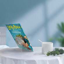 亚克力书架，透明展示架，倾斜式桌面收纳架，产品展示架，桌面书架 - 無色 - 查看 4