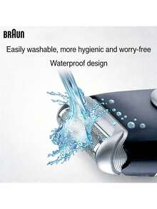 Braun M60 電動刮鬍刀 迷你便攜機身 乾電式供電無需充電 旋蓋設計既是保護蓋也是手柄延伸 118g 輕量化 差旅通勤口袋易收納 男士日常適配 - 黑色 - 查看 5