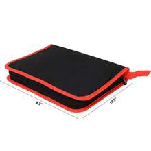 19 piezas/juego de clips para puertas de coche, herramientas de desmontaje de coche, kits de reacondicionamiento de DVD estéreo, herramienta de extracción de panel de moldura de plástico interior - Rojo - Ver 5