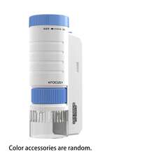 STEM Microscope Toy For Children 6+ Years Old - Ergonomic Handle, Transparent Lens, Science Experiment Tool, Ideal Birthday/Christmas/Halloween/Holiday Gift