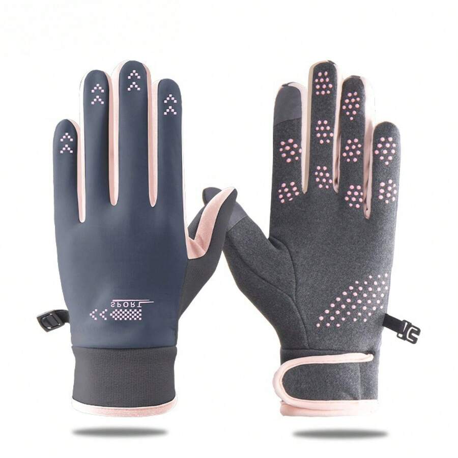 Luvas de ciclismo - Cinza - Ver 1