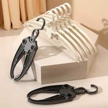 5 chiếc móc treo quần áo gấp gọn tiết kiệm không gian, dụng cụ sắp xếp đồ đạc đa chức năng, tiết kiệm diện tích, vật dụng thiết yếu cho gia đình. - Nhiều màu - Xem 10