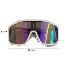1 Pc, Adult Bicycle Goggles, Fashionable And Colorful Bicycle Goggles, Outdoor Sports Goggles, Mountaineering Goggles, Marathon Goggles, Windproof Mountaineering Goggles, Off-Road Bicycle Goggles, Fishing Goggles - Multicolor - View 10