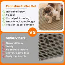 2-Layer EVA Honeycomb Cat Litter Mat, Waterproof, Effective Urine Splash Control, Easy To Clean, Anti-Slip - Multicolor - View 5
