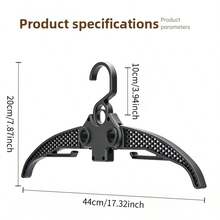 5 chiếc móc treo quần áo gấp gọn tiết kiệm không gian, dụng cụ sắp xếp đồ đạc đa chức năng, tiết kiệm diện tích, vật dụng thiết yếu cho gia đình. - Nhiều màu - Xem 3