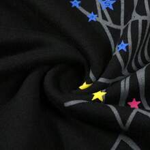 Hip  Hop  Spider  Hoodies Set  Y2k Hoodie Tracksuit Pullover Sweatshirt For Women Men Matching Hoodies Street Suit Two-Piece Set - màu đen - Xem 4