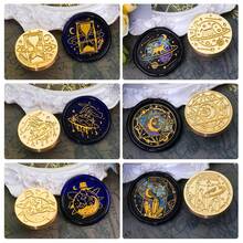 BAOFALI 1pc Magical Space Wax Seal Stamp, 25mm, Detachable Brass Head, No Handle, Classic Wax Seal Stamp For Decorating Cards, Envelopes, Invitations, Packages. Wax Seal Stamp Head - Wedding Invitation Wax Seal - Gift Packaging Wax Seal Stamp - one-size - View 2