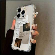 Suitable For IPhone 17 Pro Max Series,Fashion Singer Ariana's Grandes Art Label Design Phone Case Suitable For IPhone 17, 16e, 16, 15, 14, 13, 12, 11, Air Pro Max Mini XR XS X 7 & 8 Plus - Four-Corner Drop Protection Transpart Magnetic Soft TPU, Shockproof Cover, Lightweight Cover, Uv Printed, Trd Followers, Music Fans. Christmas Accessories. Perfect For Christmas Gift Giving And The Best Choice For Girlfriends - 混合色 1 - 查看 3