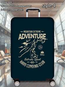 1件装，300克/平方米旅行系列印花图案，是商务旅行、暑假旅行和返校旅行的理想之选。这款耐用、防刮的涤纶保护套男女皆宜，可有效防尘且易于清洁。是户外度假的必备旅行配件（适用于20-28英寸的行李箱）。 - 彩色 - 查看 39