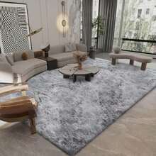 Calore - Alfombra Salon Grandes Shaggy Antideslizante Super Suave Pelo Largo Fluffy Alfombra Adecuado para la Decoración de Salas de Estar y Dormitorios Alfombras (, )(Gris Blanco 250x300CM) - Multicolor - Ver 4