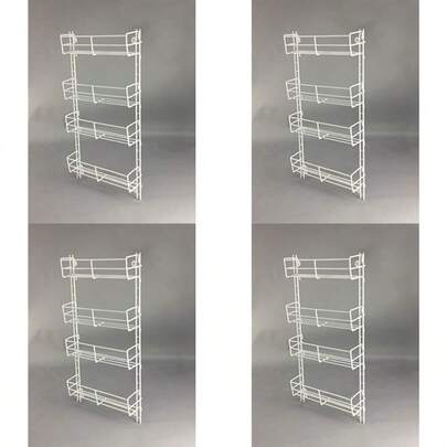 New L.T. Williams Spice Rack Adjustable 4 Tier White